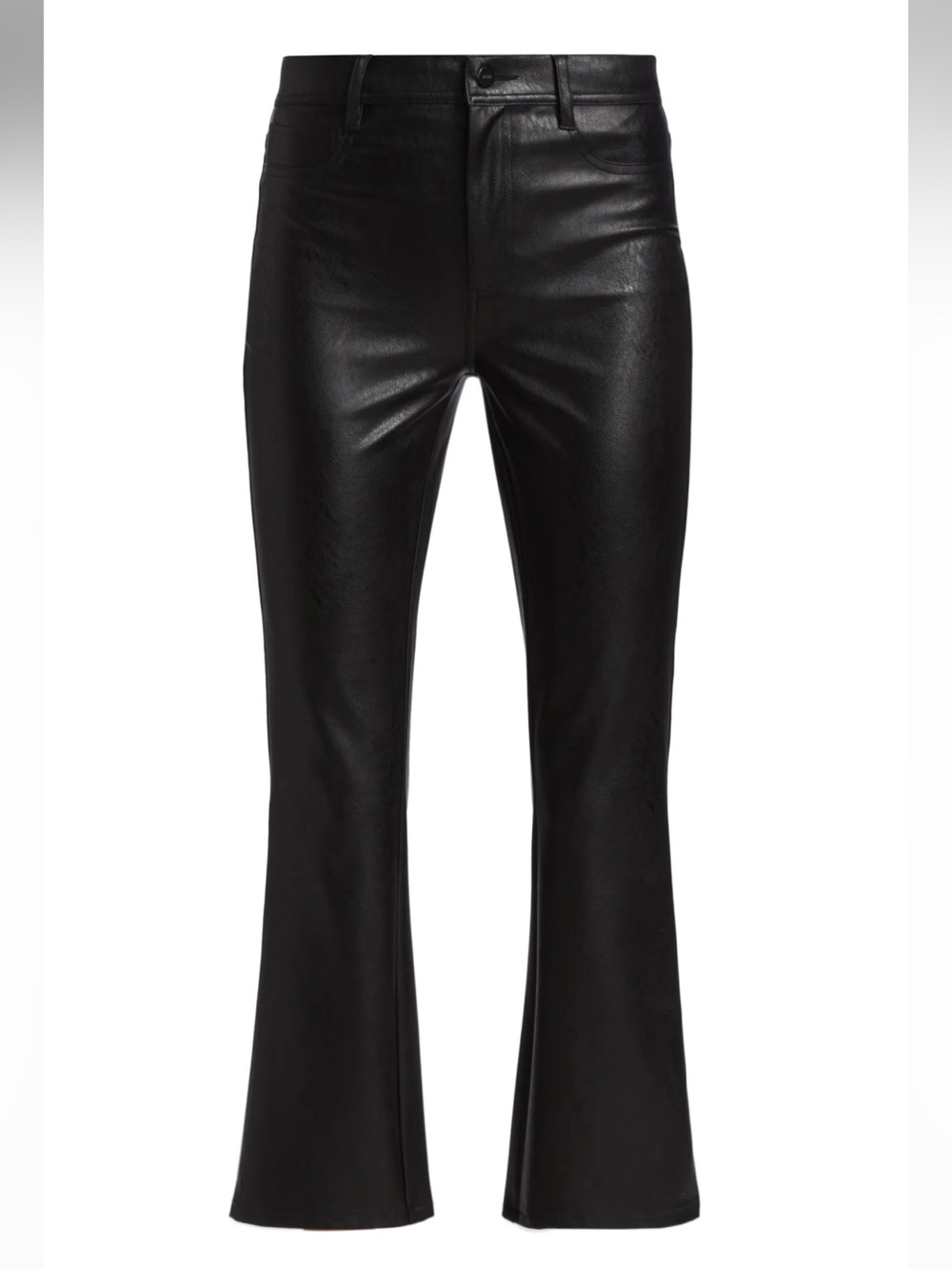 PAIGE Claudine Luxe Coating Cropped Ankle Flair